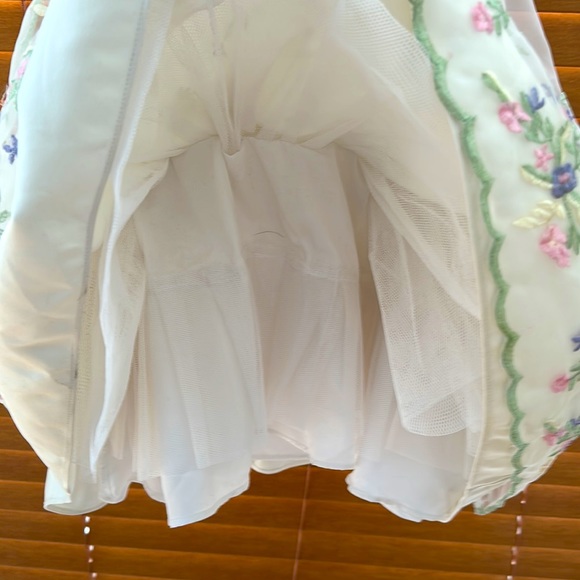 Cinderella formal floral embroidered dress - Picture 6 of 7